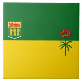 Azulejo Bandera de Saskatchewan