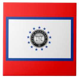 Azulejo Bandera de Savannah (Georgia)
