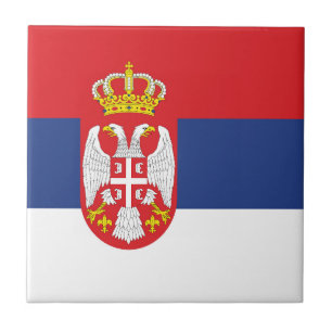 Azulejo Bandera de Serbia
