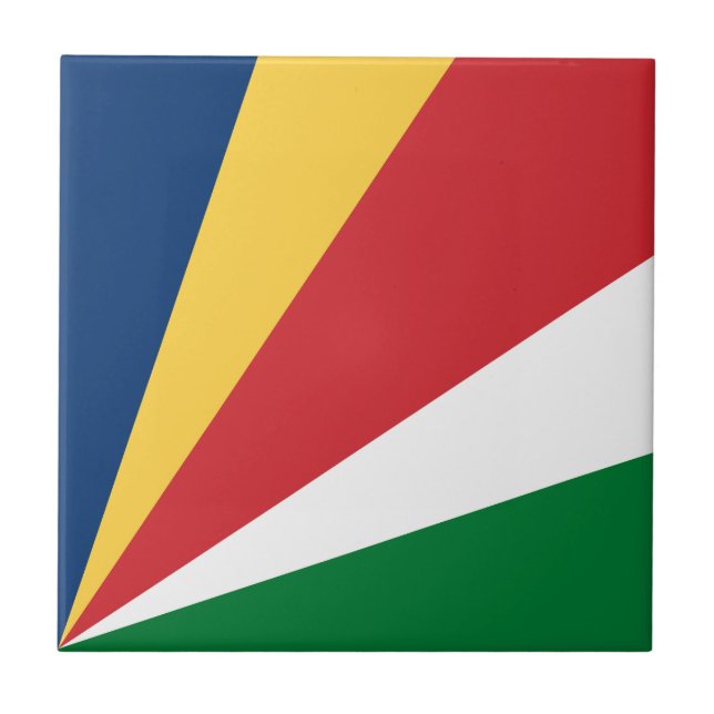 Azulejo Bandera de Seychelles (Frente)