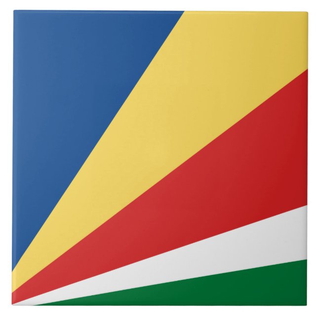 Azulejo Bandera de Seychelles (Frente)
