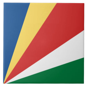 Azulejo Bandera de Seychelles