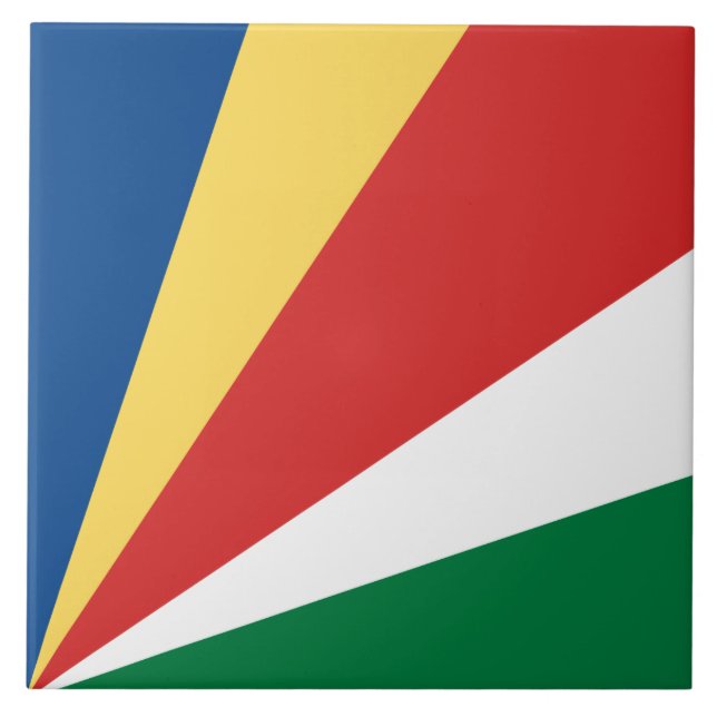 Azulejo Bandera de Seychelles (Frente)
