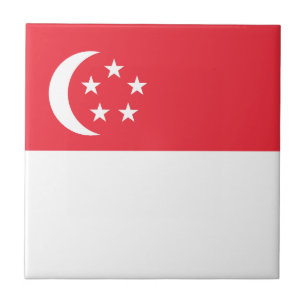 Azulejo Bandera de Singapur