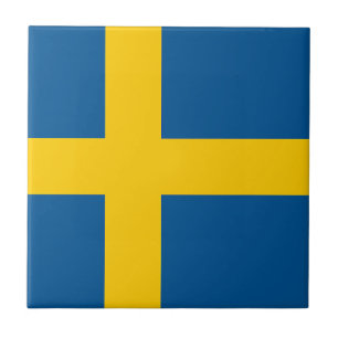 Azulejo Bandera de Suecia