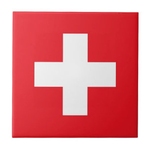 Azulejo Bandera de Suiza