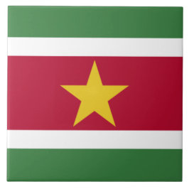 Azulejo Bandera de Surinam
