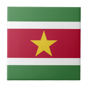 Azulejo Bandera de Surinam
