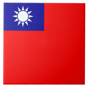 Azulejo Bandera de Taiwán