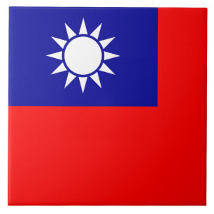 Azulejo Bandera de Taiwán 台灣國旗 República de China, Táiwān 