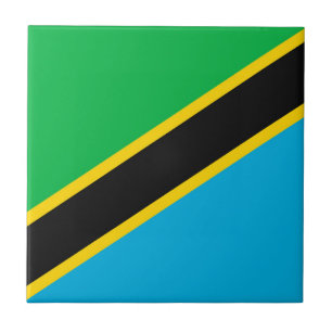 Azulejo Bandera de Tanzania