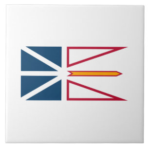Azulejo Bandera de Terranova y Labrador (Canadá)