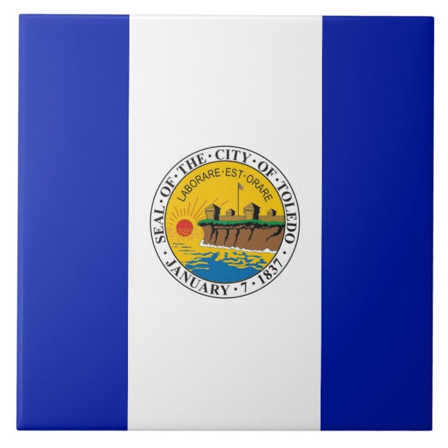 Azulejo Bandera de Toledo (Frente)