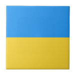 Azulejo Bandera de Ucrania<br><div class="desc">Bandera de Ucrania,  apoya la lucha de Ucrania azul y amarilla</div>