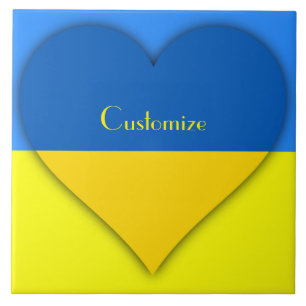 Azulejo Bandera de Ucrania azul Thunder_Cove 