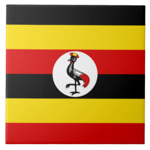 Azulejo Bandera de Uganda