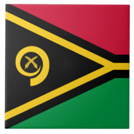 Azulejo Bandera de Vanuatu