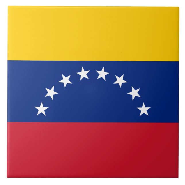 Azulejo Bandera de Venezuela (Frente)