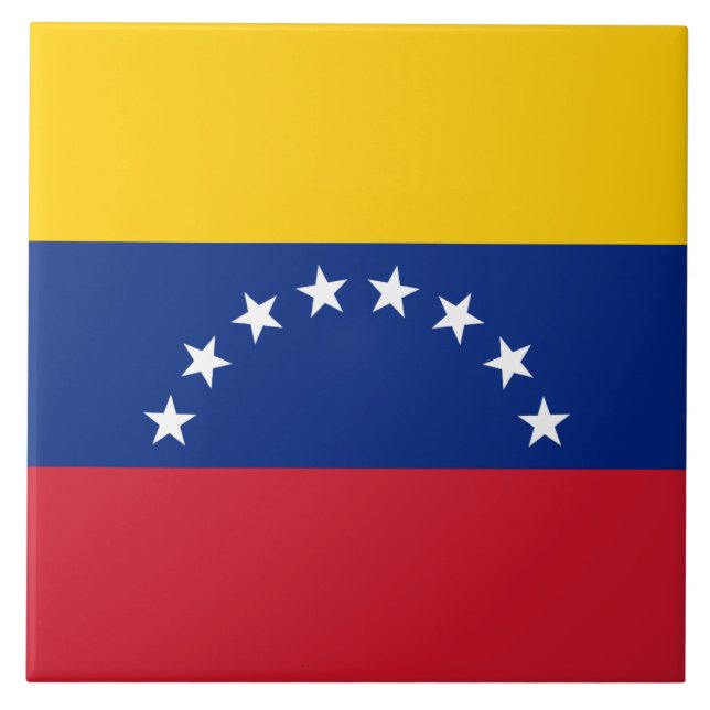 Azulejo Bandera de Venezuela (Frente)