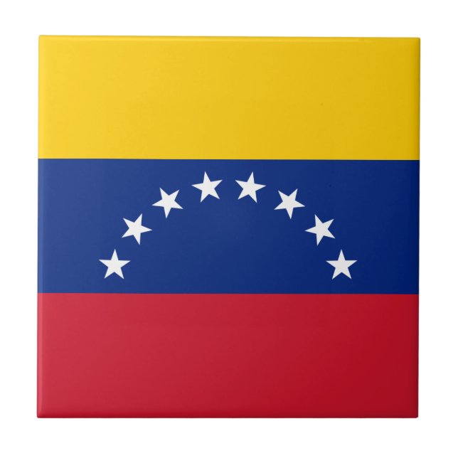 Azulejo Bandera de Venezuela (Frente)