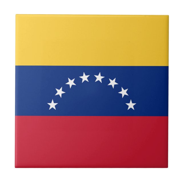 Azulejo Bandera de Venezuela (Frente)