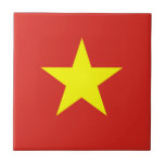 Azulejo Bandera de Vietnam Tile cerámico<br><div class="desc">Bandera de Vietnam Tile cerámico</div>