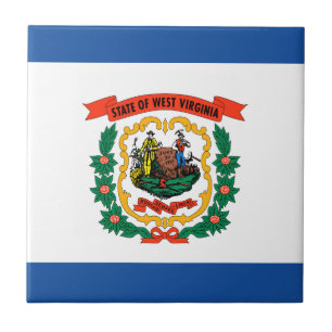 Azulejo Bandera de Virginia Occidental