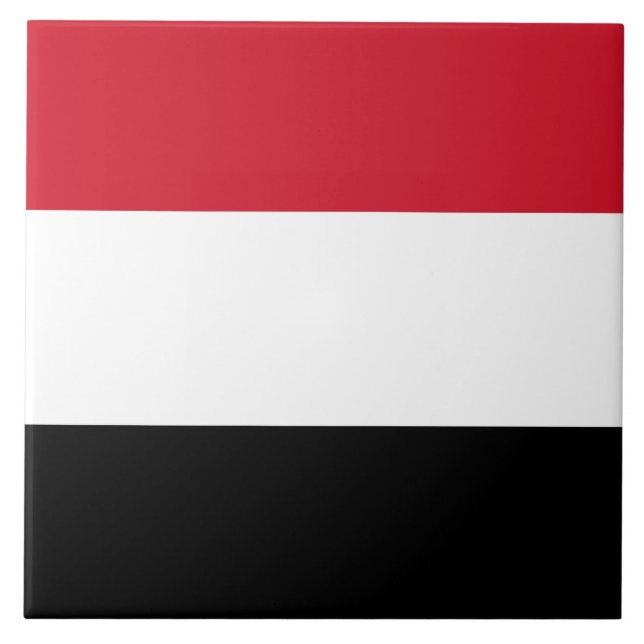 Azulejo Bandera de Yemen (Frente)