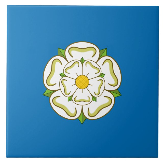 Azulejo Bandera de Yorkshire (condado de Inglés) (Frente)
