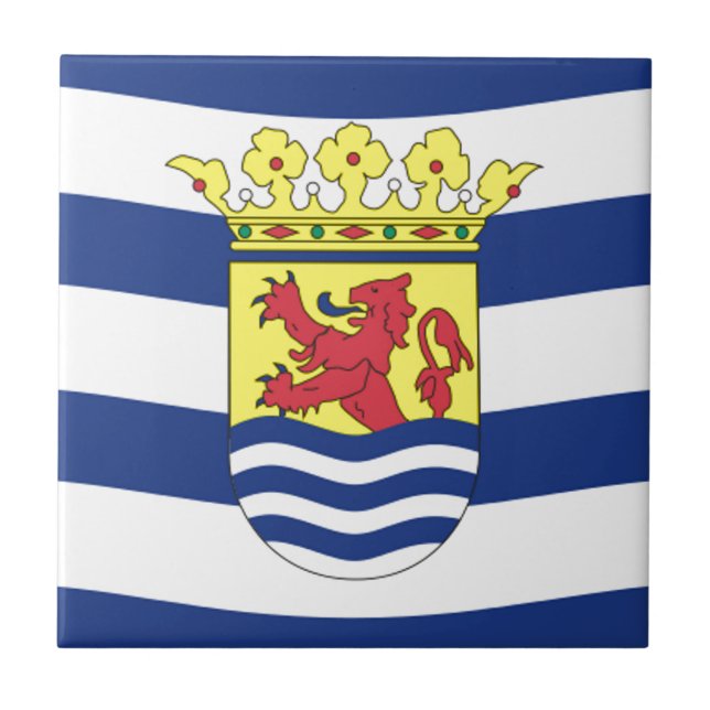 Azulejo Bandera de Zelanda (Frente)