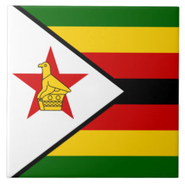 Azulejo Bandera de Zimbabue