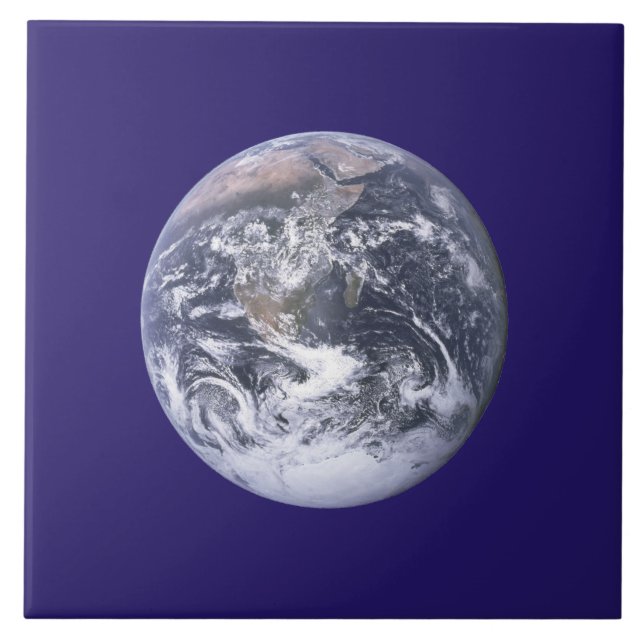 Azulejo Bandera del Día de la Tierra (Frente)