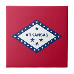 Azulejo Bandera del estado de Arkansas
