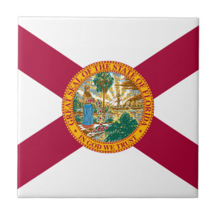 Azulejo Bandera del estado de Florida