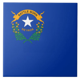 Azulejo Bandera del estado de Nevada
