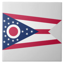 Azulejo Bandera del estado de Ohio