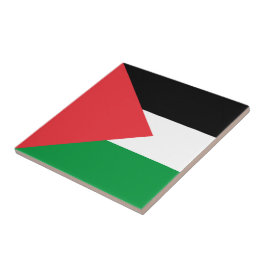 Azulejo Bandera del estado de Palestina