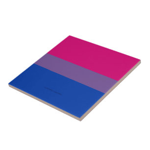 Azulejo Bandera del Orgullo Bisexual de SlipperyJoe lavand
