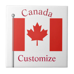 Azulejo Bandera del país Canadá Thunder_Cove