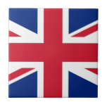 Azulejo Bandera del Reino Unido<br><div class="desc">Bandera del Reino Unido - Unión Jack - Bandera de la Unión</div>