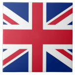 Azulejo Bandera del Reino Unido<br><div class="desc">¡Traiga un toque de elegancia británica a su espacio con nuestra exclusiva baldosa con la bandera del Reino Unido! Diseñada con meticulosa atención a los detalles, esta baldosa es más que una simple pieza decorativa; es una celebración de la rica herencia y orgullo cultural del Reino Unido. El elegante diseño...</div>
