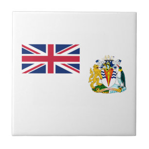 Azulejo Bandera del Territorio Antártico Británico