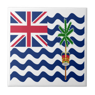Azulejo Bandera del Territorio Británico del Océano Índico