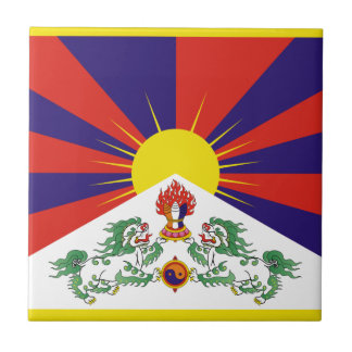 Azulejo Bandera del Tíbet Libre