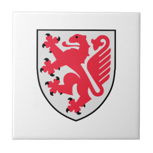 Azulejo bandera emblema símbolo signo de la ciudad de Brau