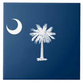 Azulejo Bandera Estatal de Carolina del Sur
