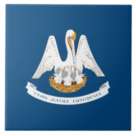 Azulejo Bandera Estatal de Luisiana