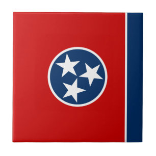 Azulejo Bandera Estatal Tennessee