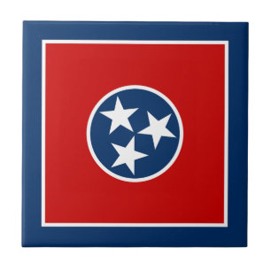 Azulejo Bandera Estatal Tennessee