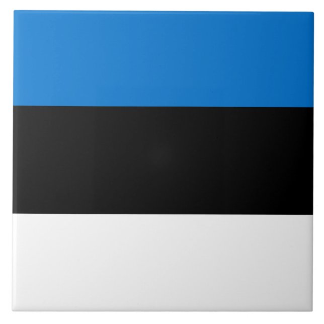 Azulejo Bandera estonia (Frente)